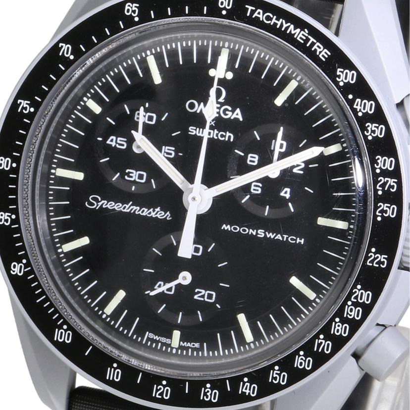 OMEGA×swatch/MISSIION　TO　THE　MOON/S033M100//Aランク/67