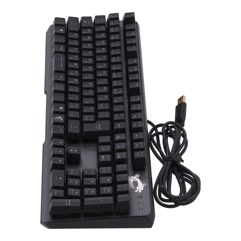 MSI エムエスアイ　/ゲーミングキーボード/Vigor GK60 CR JP 赤軸//S1104JP207PA310926000335/ABランク/77