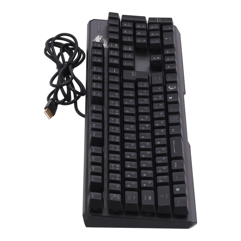 MSI エムエスアイ　/ゲーミングキーボード/Vigor GK60 CR JP 赤軸//S1104JP207PA310926000335/ABランク/77