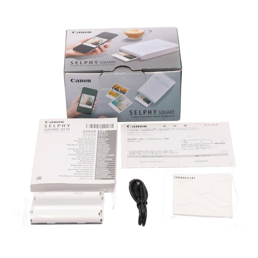 Canon キヤノン/スマホ専用コンパクトフォトプリンター/SELPHY SQUARE QX10//21020290003709/Bランク/71