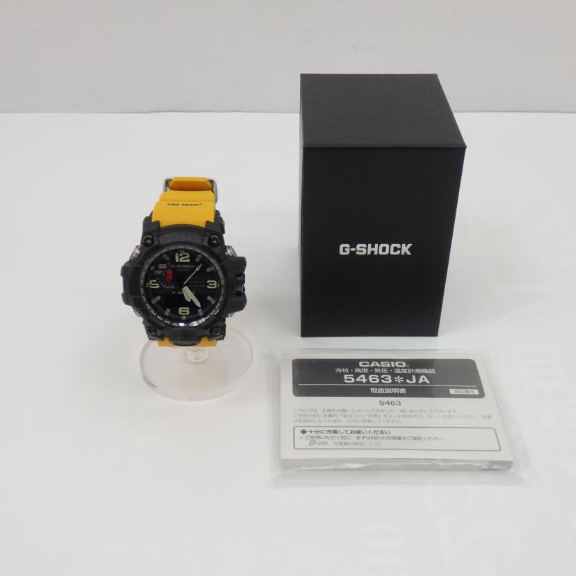 CASIO カシオ/G－SHOCK／マッドマスター／アナデジ／電波ソーラー/GWG-1000-1A9JF//201*****/Bランク/77