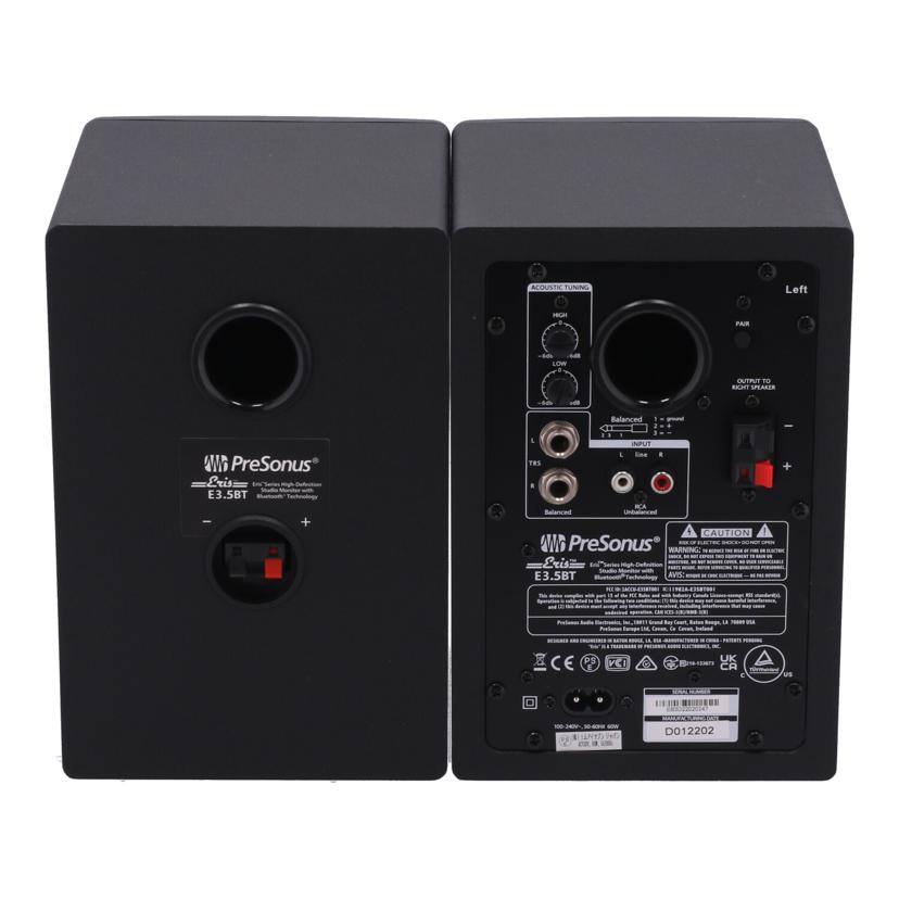 PRESONUS プレソナス/アクティブモニタースピーカー/Eris E3.5BT//EB3D22020247/Bランク/69
