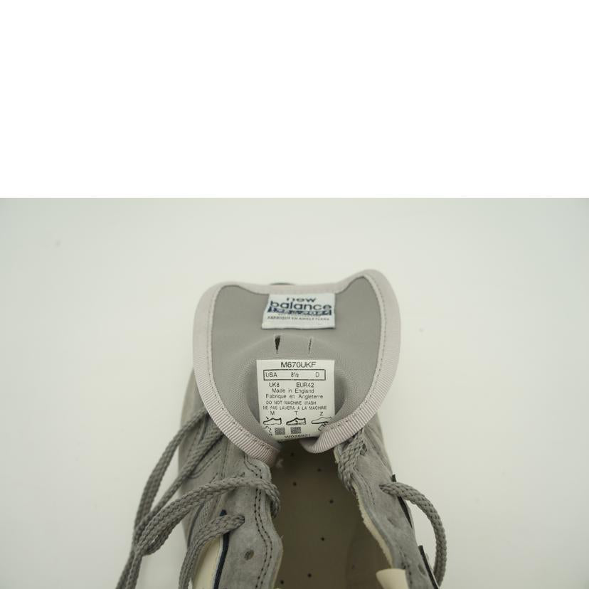 new　balance ニューバランス/M670UKF／グレー／ネイビー/M670UKF//ｻｲｽﾞ:USA8 1/2/Sランク/75