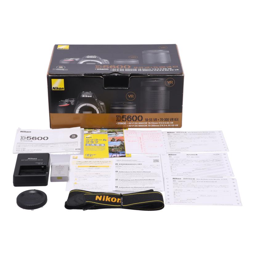 Nikon ニコン/デジタル一眼　ダブルズームキット/D5600  ﾀﾞﾌﾞﾙｽﾞｰﾑｷｯﾄ//2172484/Bランク/62