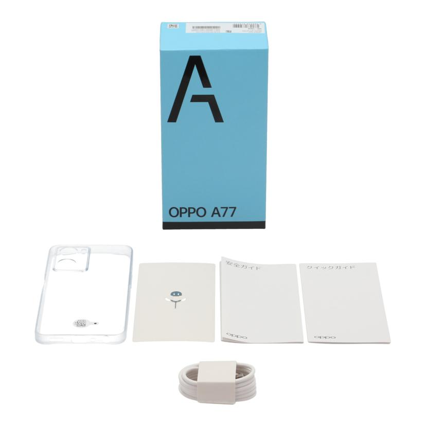 OPPO　 オッポ　/スマートフォン／OPPO　A77/CPH2385//8L49F1WKVCPJ1JC6/Aランク/84