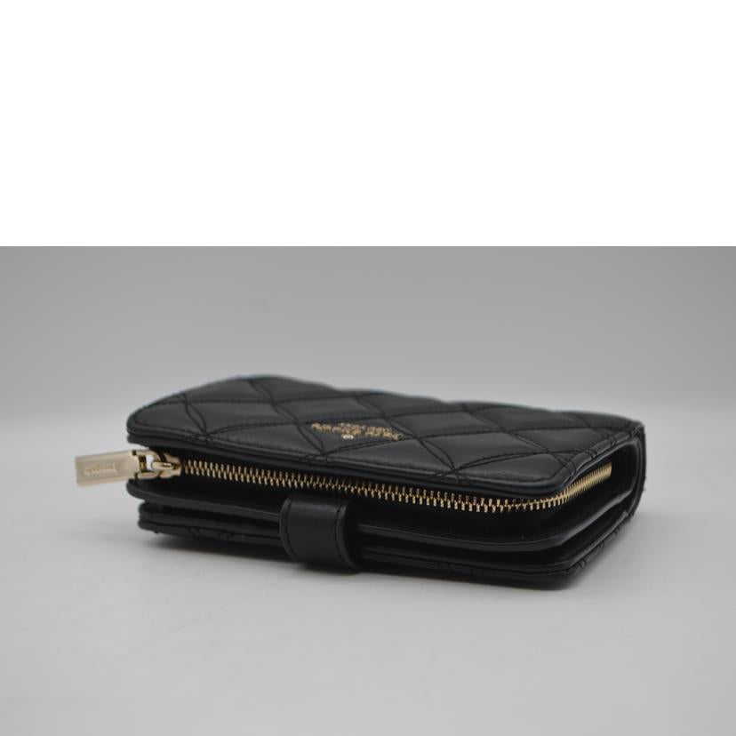 kate spade ケイトスペード/ナタリアキルティングミディアムコンパクトレザーウォレット/WLRU6344//Aランク/89