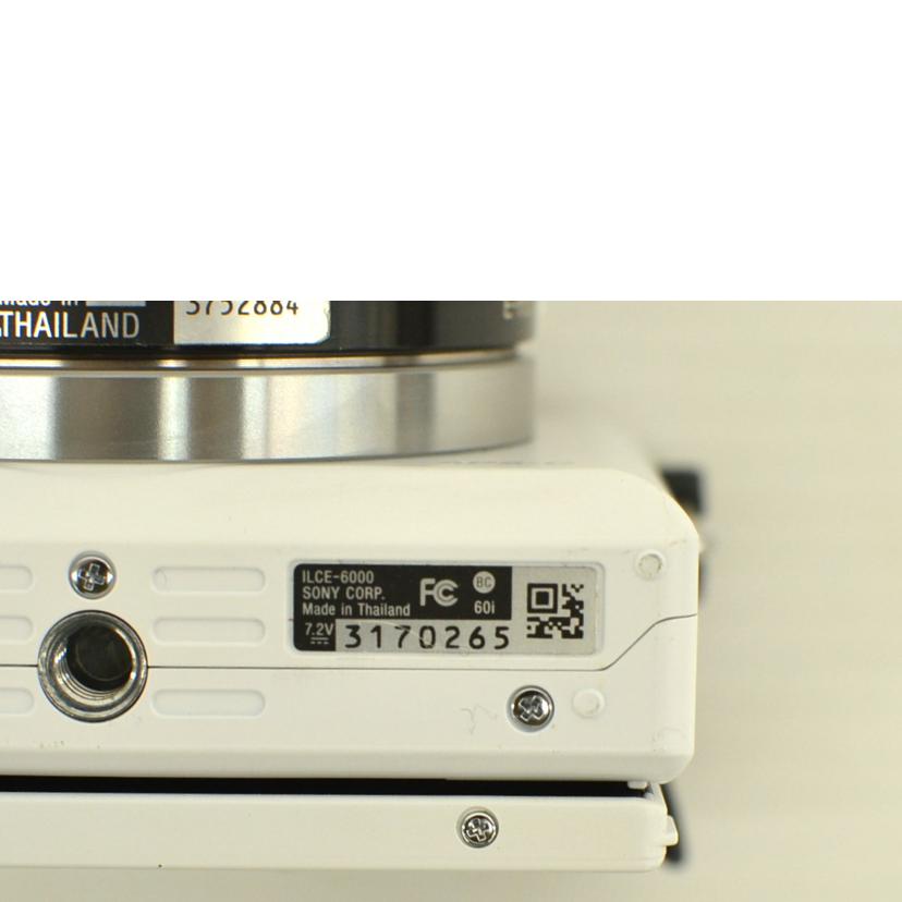 SONY/ミラーレス一眼／α6000　／16－50PZ/α6000 /16-50PZ//3170265/Bランク/75