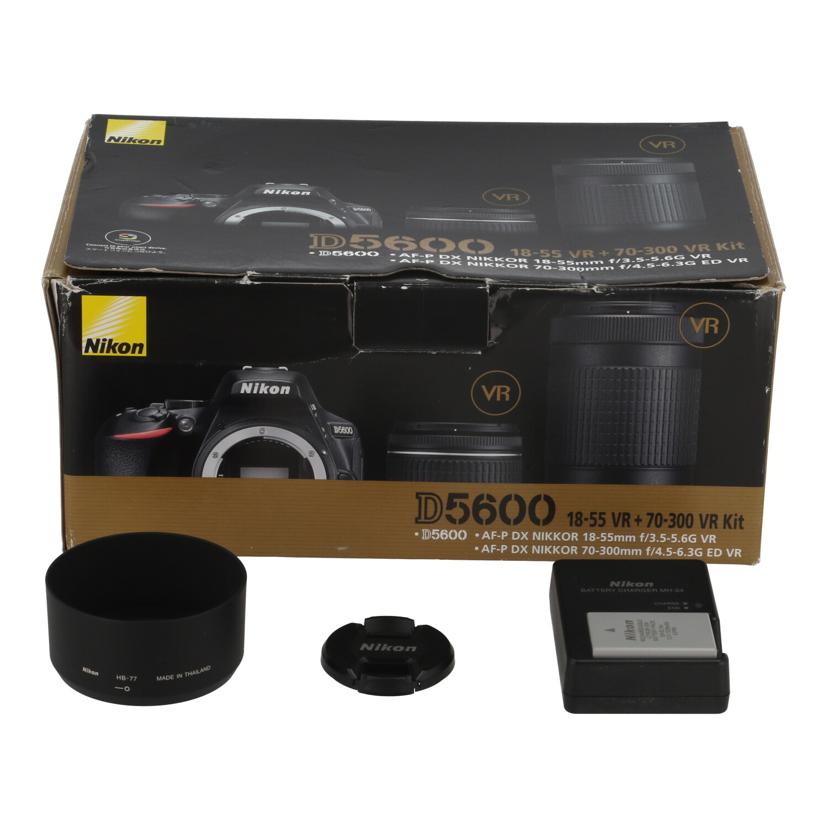 Nikon ニコン/デジタル一眼ダブルズーム／D5600/D5600ﾀﾞﾌﾞﾙｽﾞｰﾑ//2052854/Bランク/20