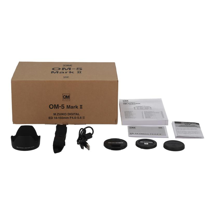 OM　SYSTEM OMデジタルソリューションズ　/ミラーレス一眼　レンズキット/OM-5 MarkII 14-150mmﾚﾝｽﾞｷｯﾄ//BJUA03609/Aランク/05