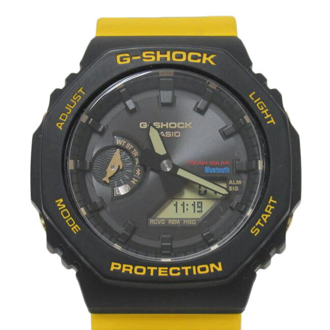 CASIO/G－SHOCK／デジアナ・クジライルカ／ソーラー/GA-B2100K//Aランク/63