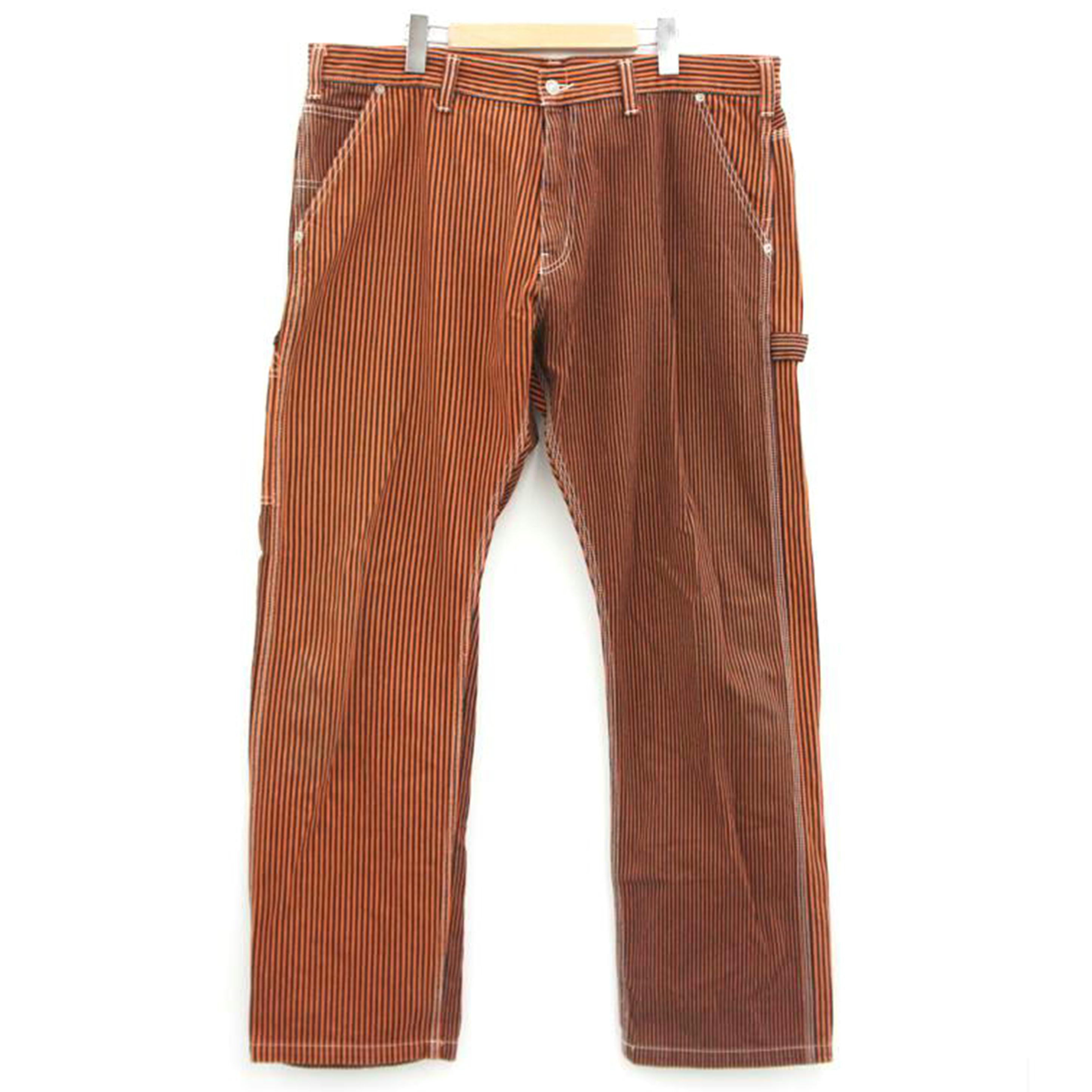 KOJIMA　GENES 児島ジーンズ/児島　ジーンズ　ヒッコリー　ワークパンツ　OR//Bランク/78