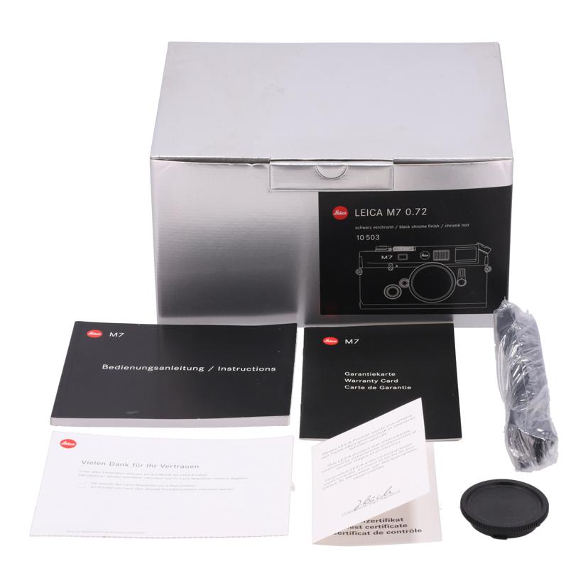 Leica　 ライカ　/レンジファインダーカメラ/Leica M7(0.72) ﾎﾞﾃﾞｨ//2782848/ABランク/62