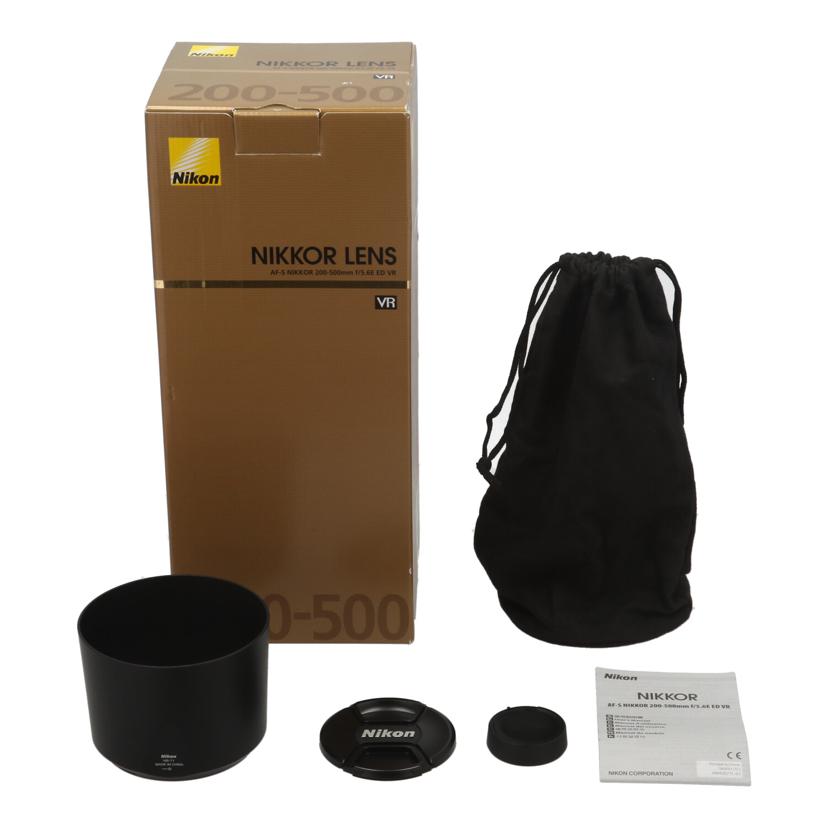 Nikon ニコン　/交換レンズ／200－500mm/AF-S200-500mm f5.6E ED VR//2013518/Bランク/62