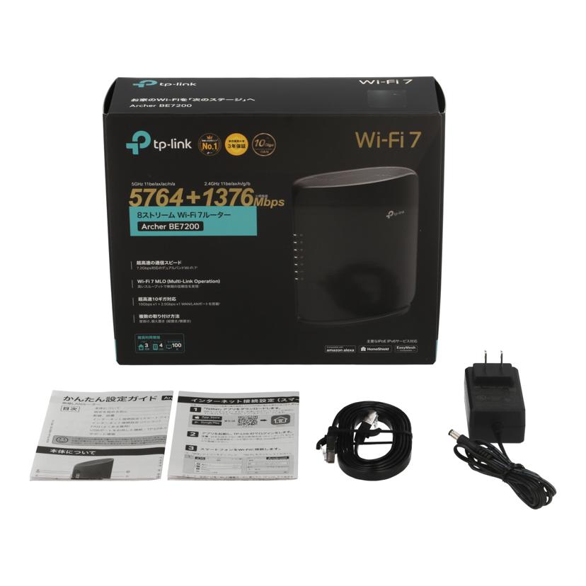 TP－Link TPリンク　/Wi－Fi7無線LANルーター/Archer BE7200//22495P6003107/Bランク/82