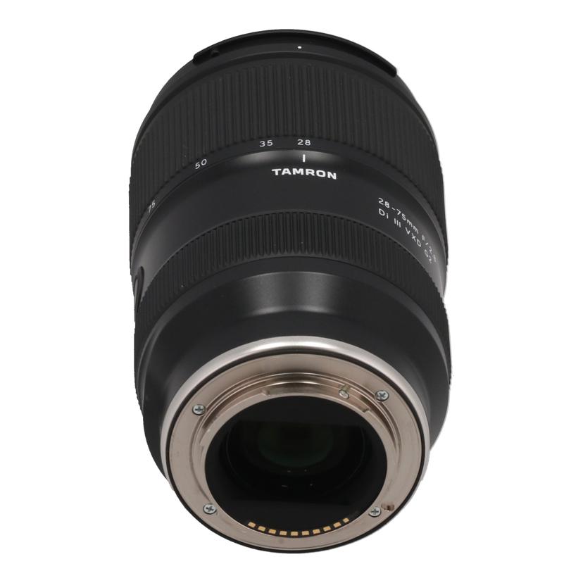 TAMRON SONY E タムロン /交換レンズ/28－75mm/28-75mm F2.8 Di III VXD G2//238573/ABランク/42