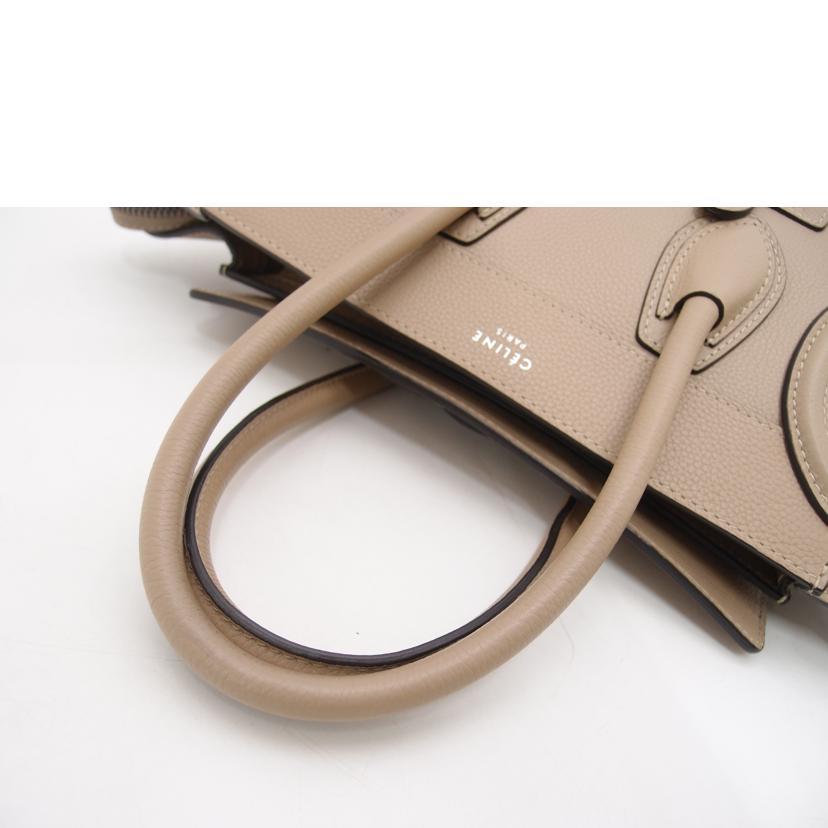 CELINE セリーヌ/ラゲージマイクロショッパー／Dune/167793LUG.03UN//AT0**********/Aランク/69