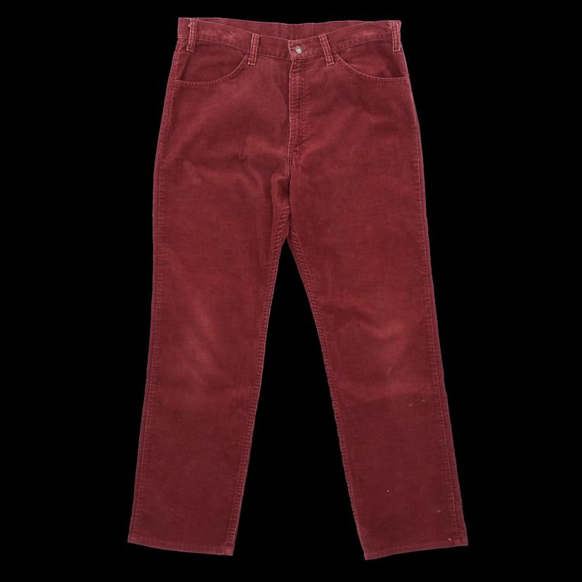 LEVIS リーバイス/80’s／519コーデュロイパンツ／バーガンディ／USA製／白タブ／ヴィンテージ／希少/519//W36L34/ABランク/24