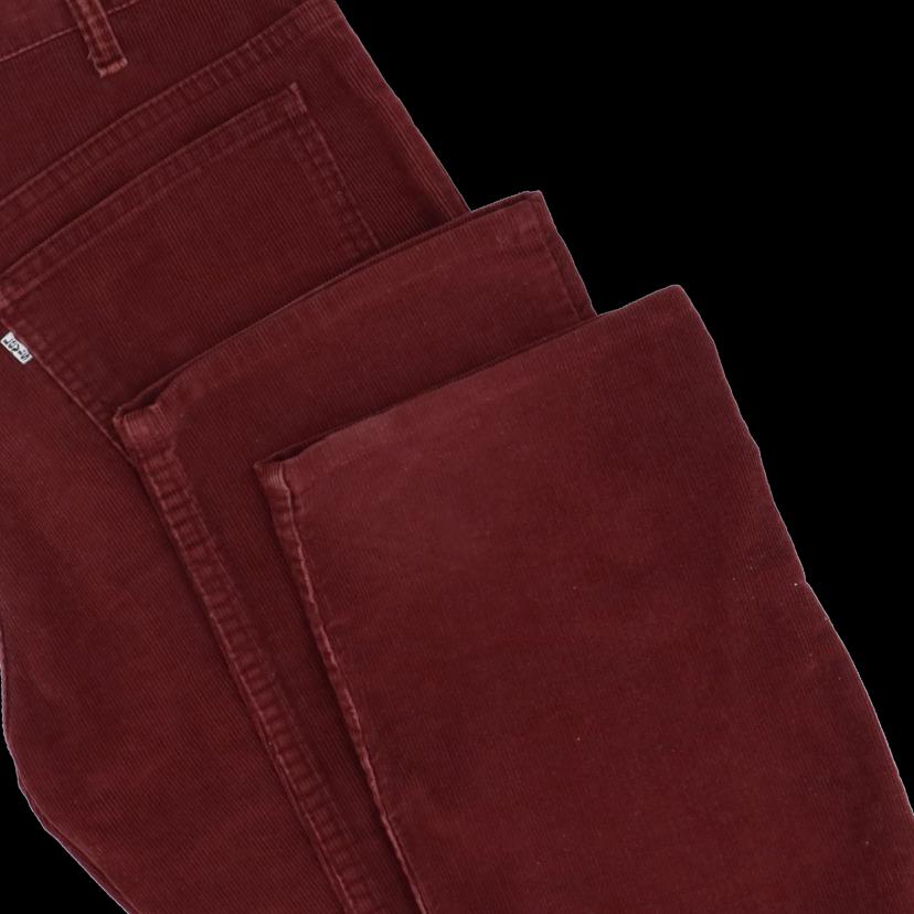 LEVIS リーバイス/80’s／519コーデュロイパンツ／バーガンディ／USA製／白タブ／ヴィンテージ／希少/519//W36L34/ABランク/24