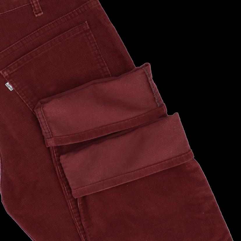 LEVIS リーバイス/80’s／519コーデュロイパンツ／バーガンディ／USA製／白タブ／ヴィンテージ／希少/519//W36L34/ABランク/24