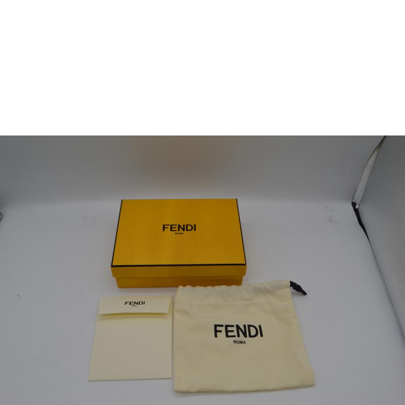 FENDI フェンディ/IDネームカードホルダー/イエロー/8M0452//AHN**********/SAランク/89