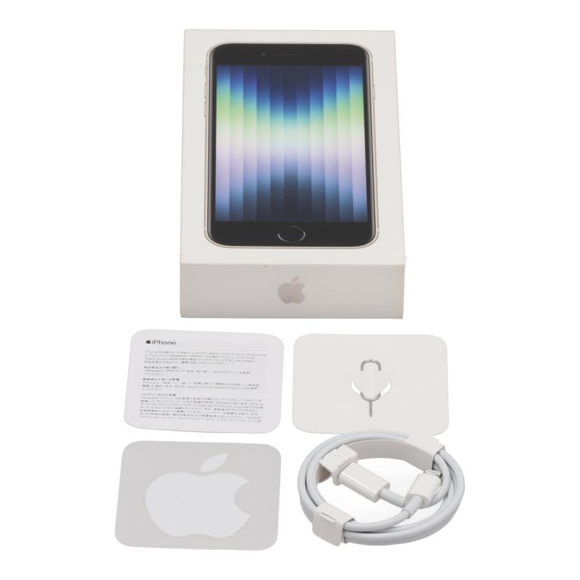 Apple SIMロックなし アップル /iPhone SE 第3世代 64GB/MMYD3J/A//FN2VG2H966/Bランク/85