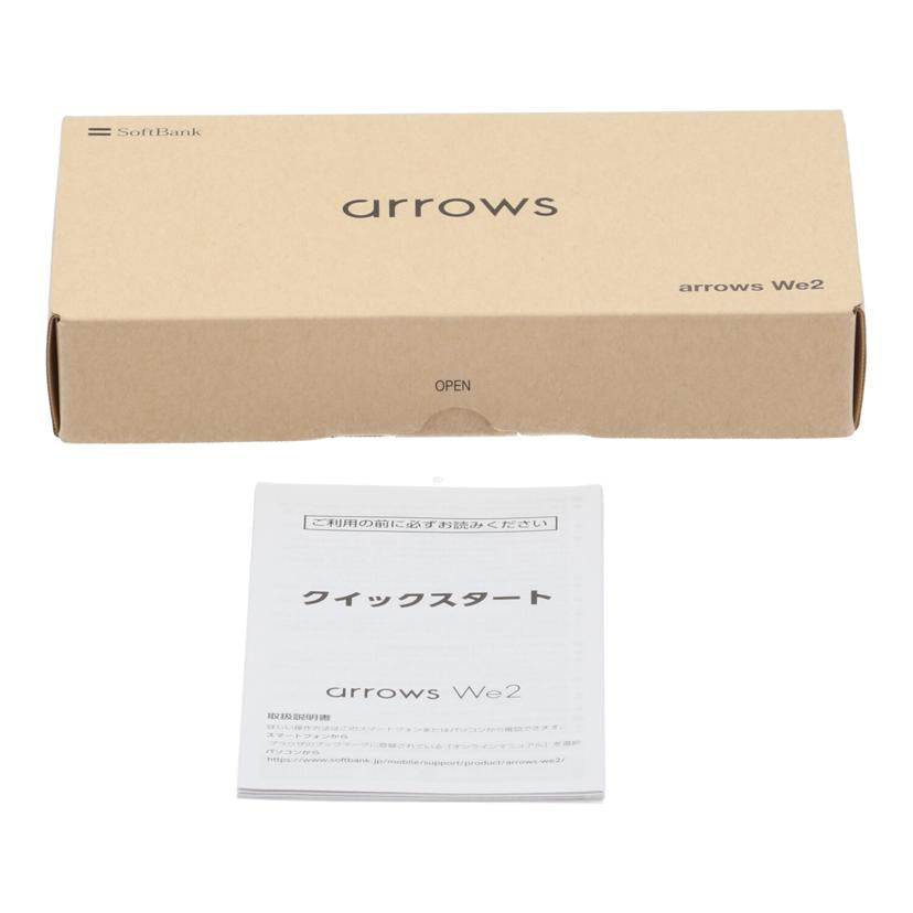FUJITSU　FCNT　SoftBank系 富士通 フジツウ　/スマートフォン／arrows　We2　64GB/A402FC//ZH2AK26FN3/Aランク/71