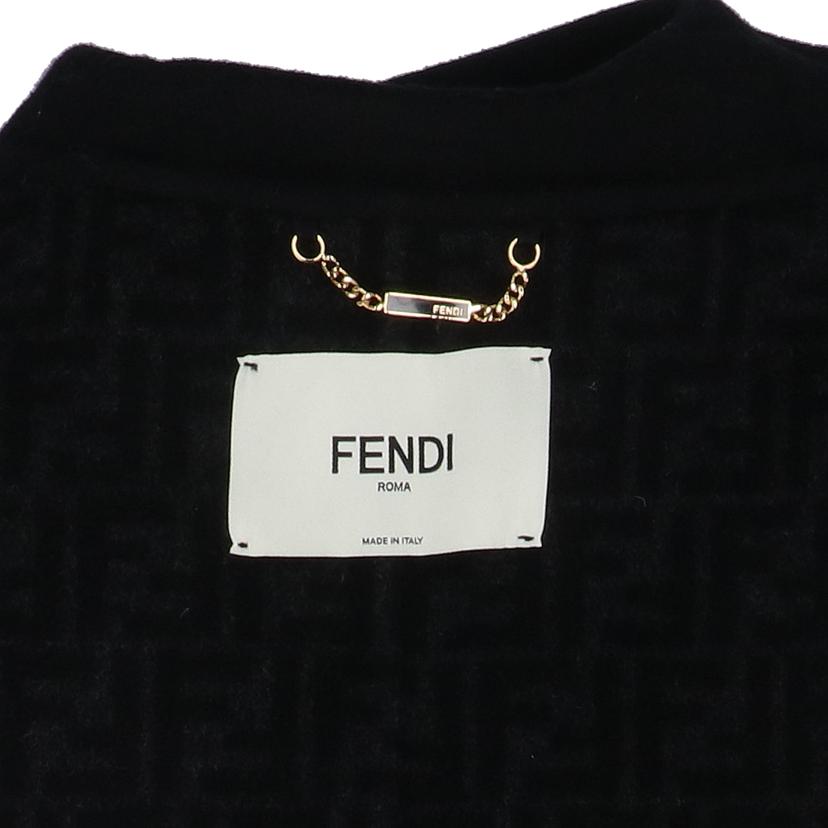 FENDI/ズッカマフラーウールロングコート/M-Lサイズ（40）/FF8835 A5HD//12C**********/Aランク/89