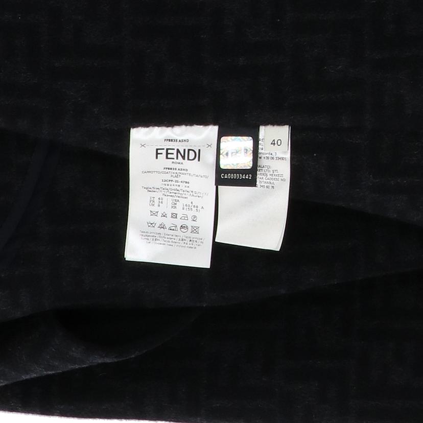 FENDI/ズッカマフラーウールロングコート/M-Lサイズ（40）/FF8835 A5HD//12C**********/Aランク/89