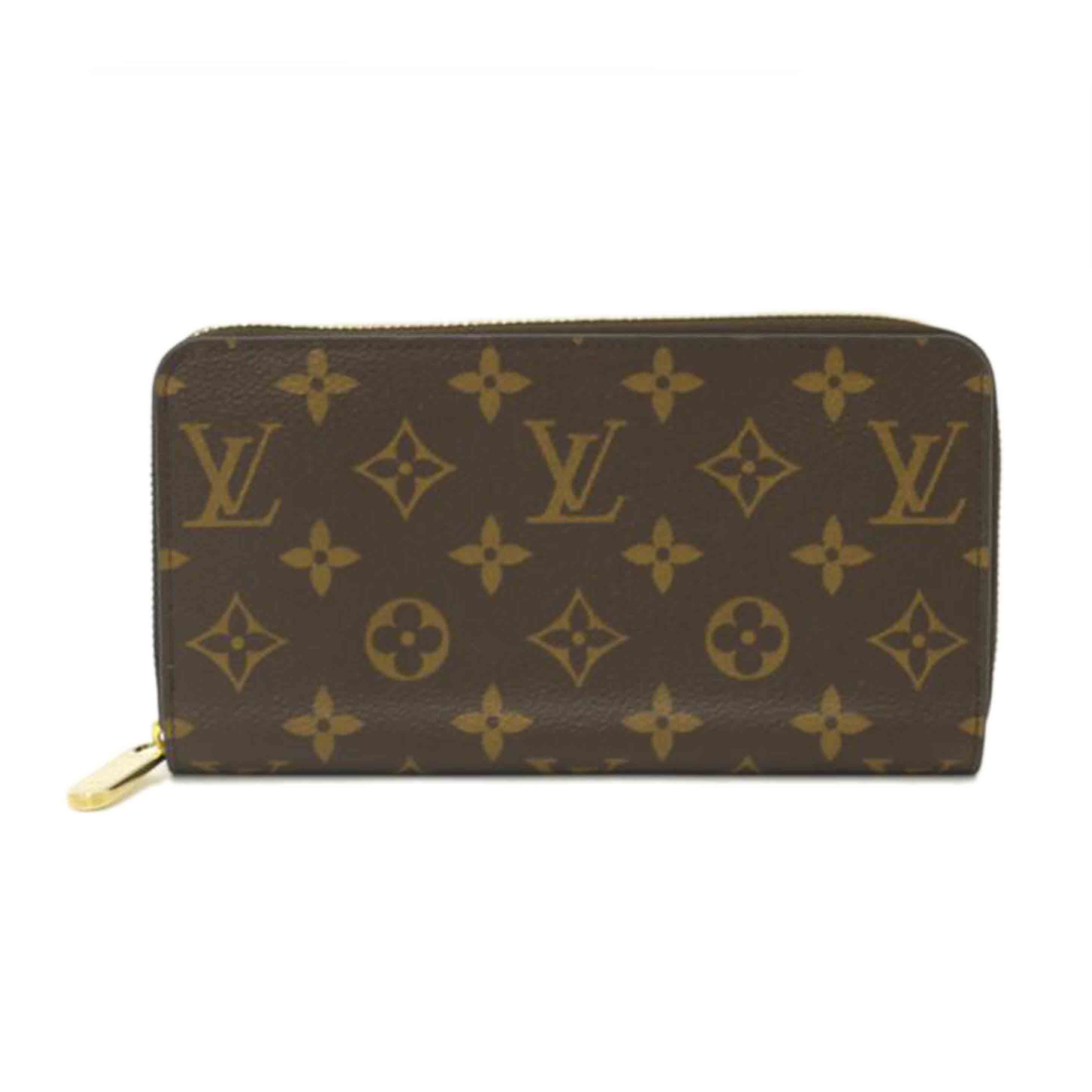 LOUIS　VUITTON/新型ジッピーウォレット／モノグラム／ブラウン/M42616//LM4***/Aランク/69