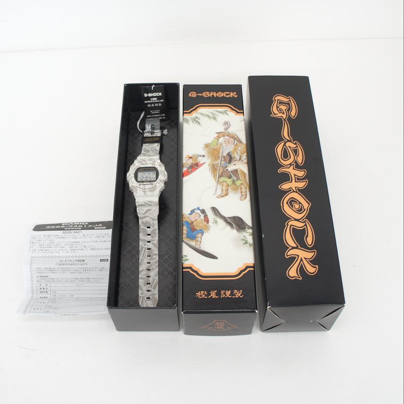 CASIO カシオ/G-SHOCK/七福神・寿老人モデル/DW-5700SLG-7JR//8N0***/Aランク/85
