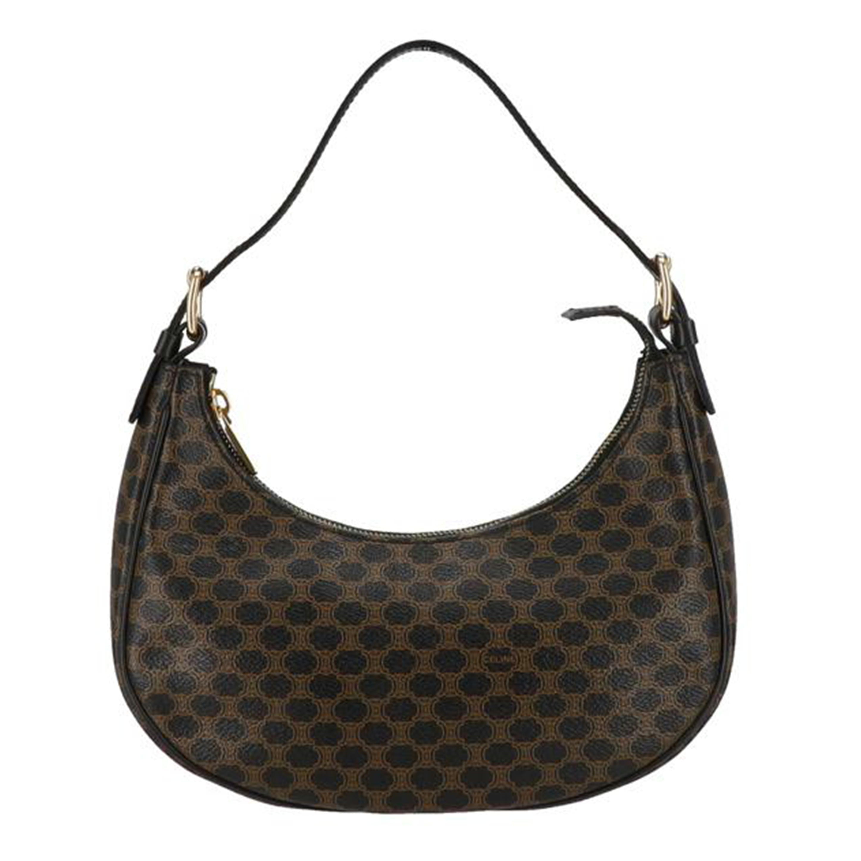 CELINE セリーヌ/シンテージ／マカダム柄クロワッサン型ワンショルダー/CE00/13//ABランク/91