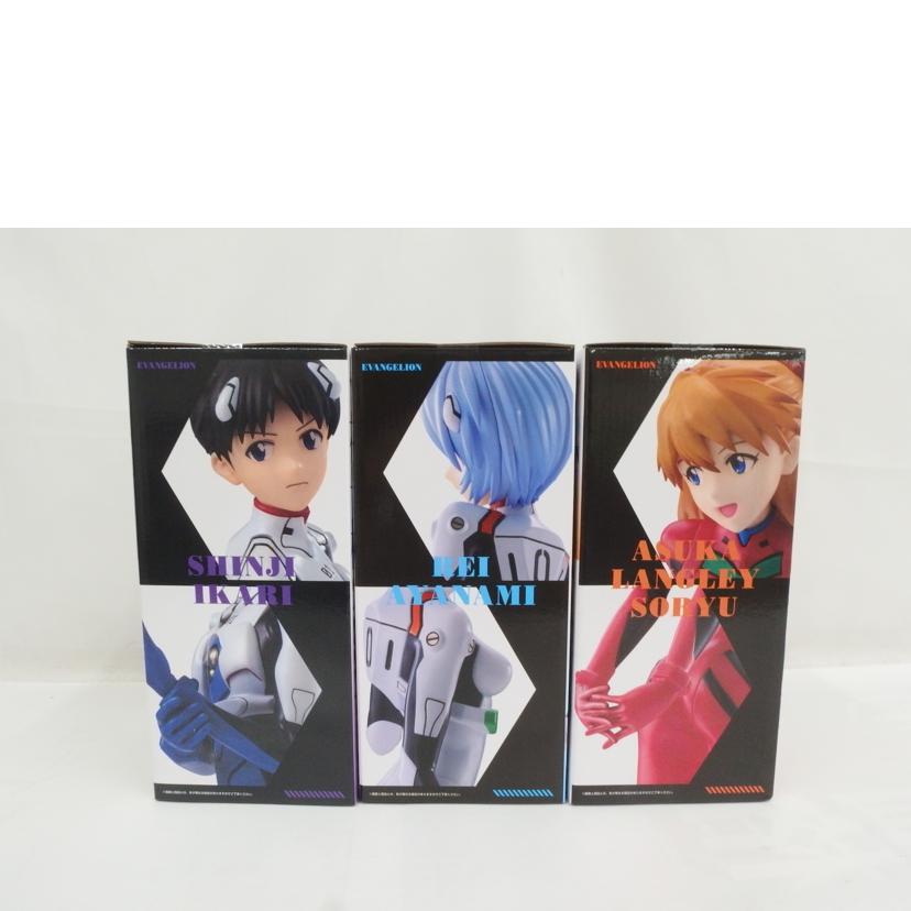 BANDAI バンダイ/エヴァンゲリオン　フィギュア3体セット/一番くじ//Sランク/82