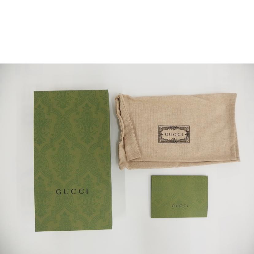 GUCCI ｸﾞｯﾁ/ラウンドファスナー長財布／GGマーモント/456117//ABランク/82