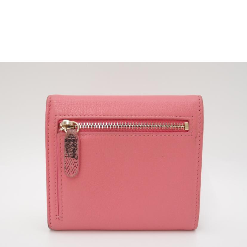 CHANEL/ラッキーフラワー三つ折り財布／ピンク//266*****/ABランク/69