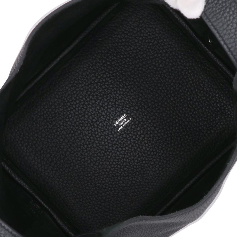 HERMES エルメス/ピコタンロックMM/トゴ/ノワール/H060991//D A***************/Aランク/89