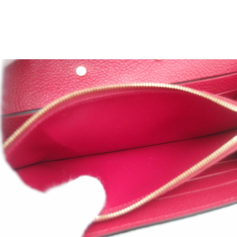 LOUIS　VUITTON ルイヴィトン/ポルトフォイユメティス／アンプラント／スカーレット/M63728//CA0***/SAランク/69