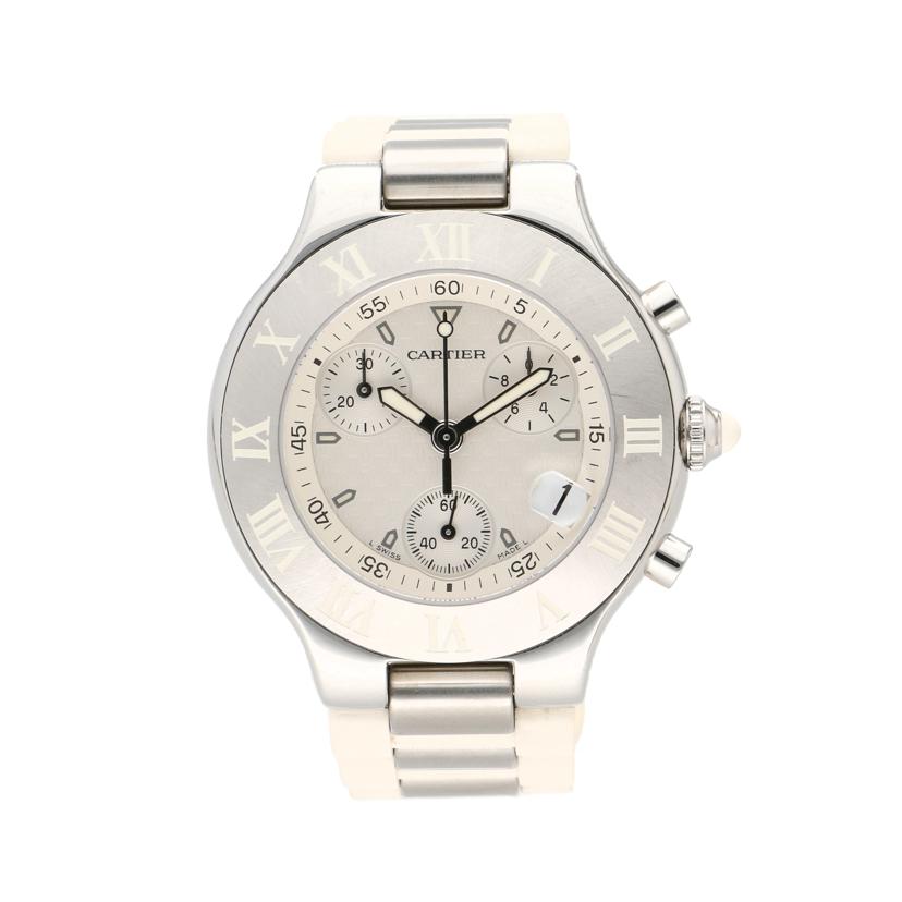 Cartier カルティエ/マスト21／ヴァンティアン／クロノスカフ／クオーツ/W10184U2//242*********/ABランク/91