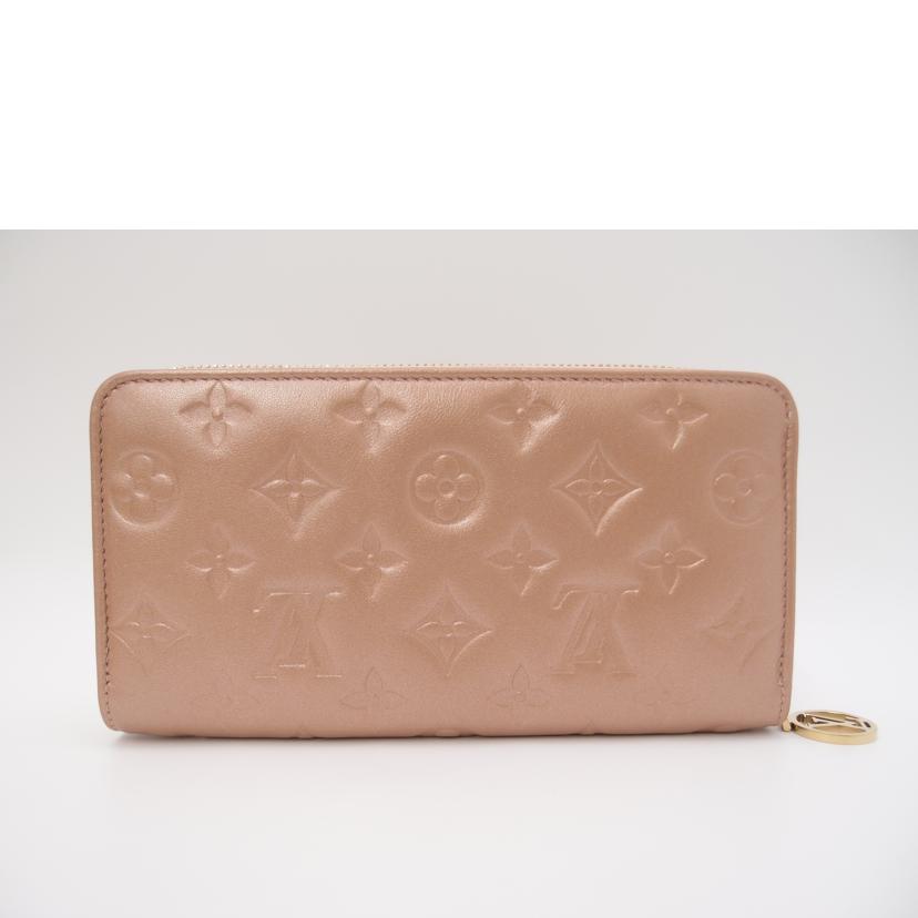 LOUIS　VUITTON/ジッピーウォレット／モノグラム／ローズゴールド/M81708//RFI****/SAランク/69