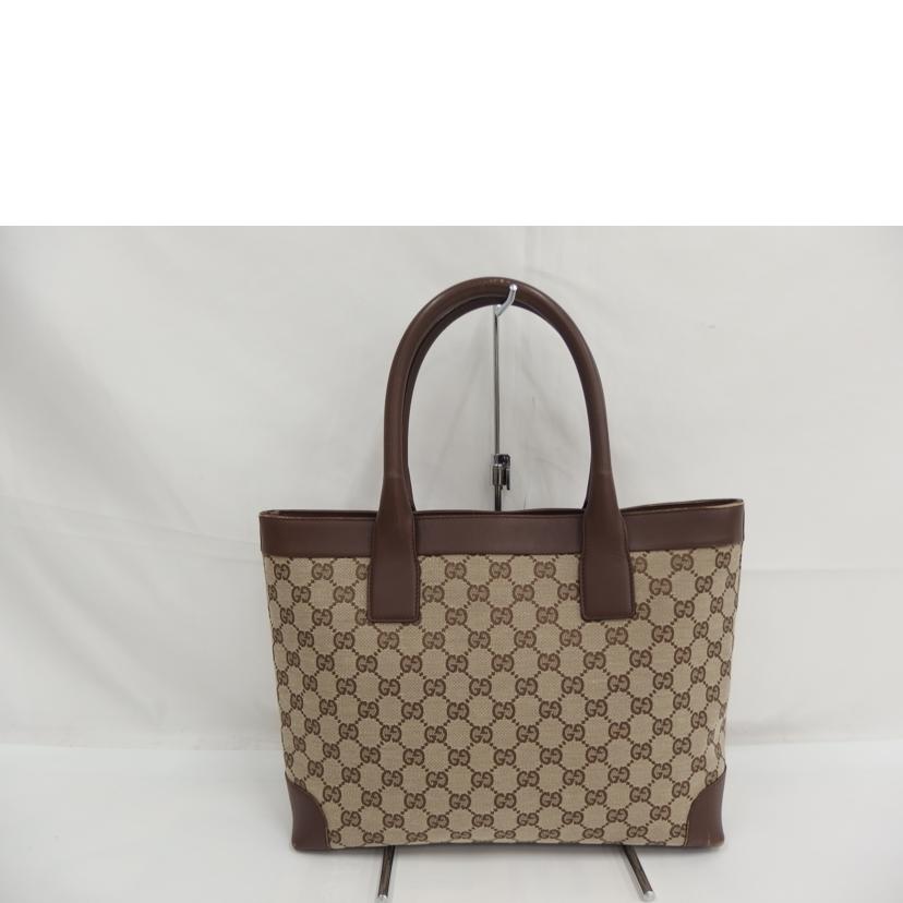 GUCCI ｸﾞｯﾁ/GGキャンバスレザートート/002.1119.002058//Bランク/82
