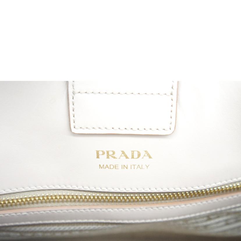 PRADA プラダ/PRADA　ビブリオテークトート／ベージュ//ABランク/75