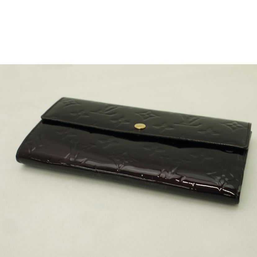 LOUIS VUITTON ルイヴィトン/ポルトフォイユサラ/ヴェルニ/アマラント/M93524//TN3***/Aランク/69