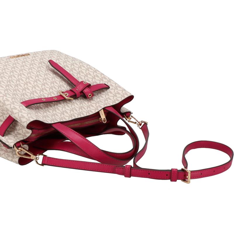 MICHAEL KORS マイケルコース/エミリアシグネチャーラージサッチェル2WAYハンドバッグ/35F0GU5S3B//ABランク/85