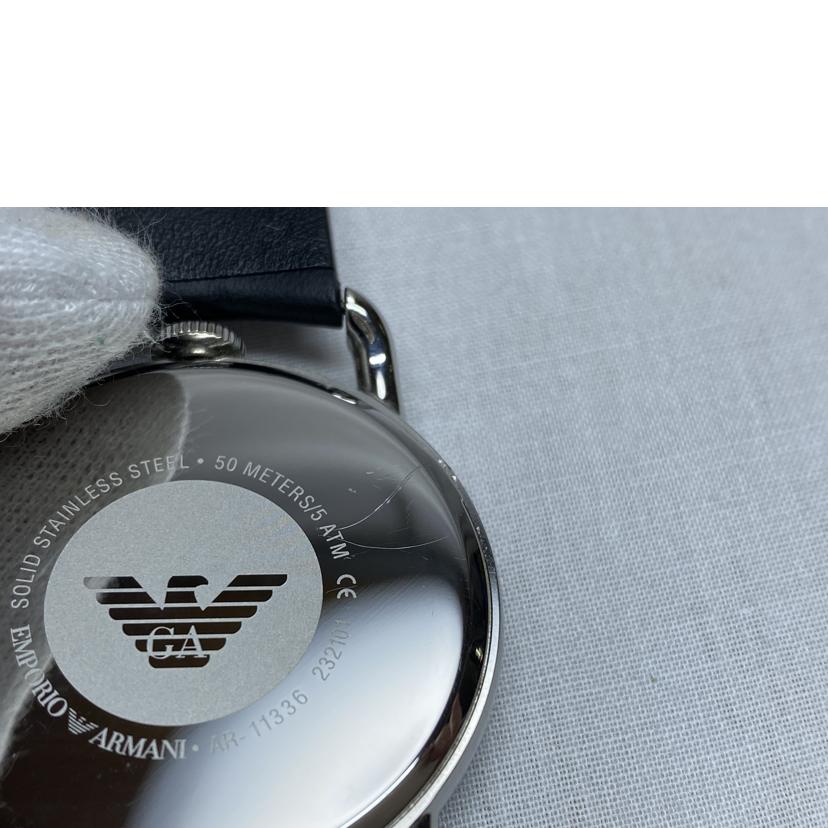 EMPORIO　ARMANI エンポリオアルマーニ/アヴィエータースモールセコンド/AR-11336//Bランク/52