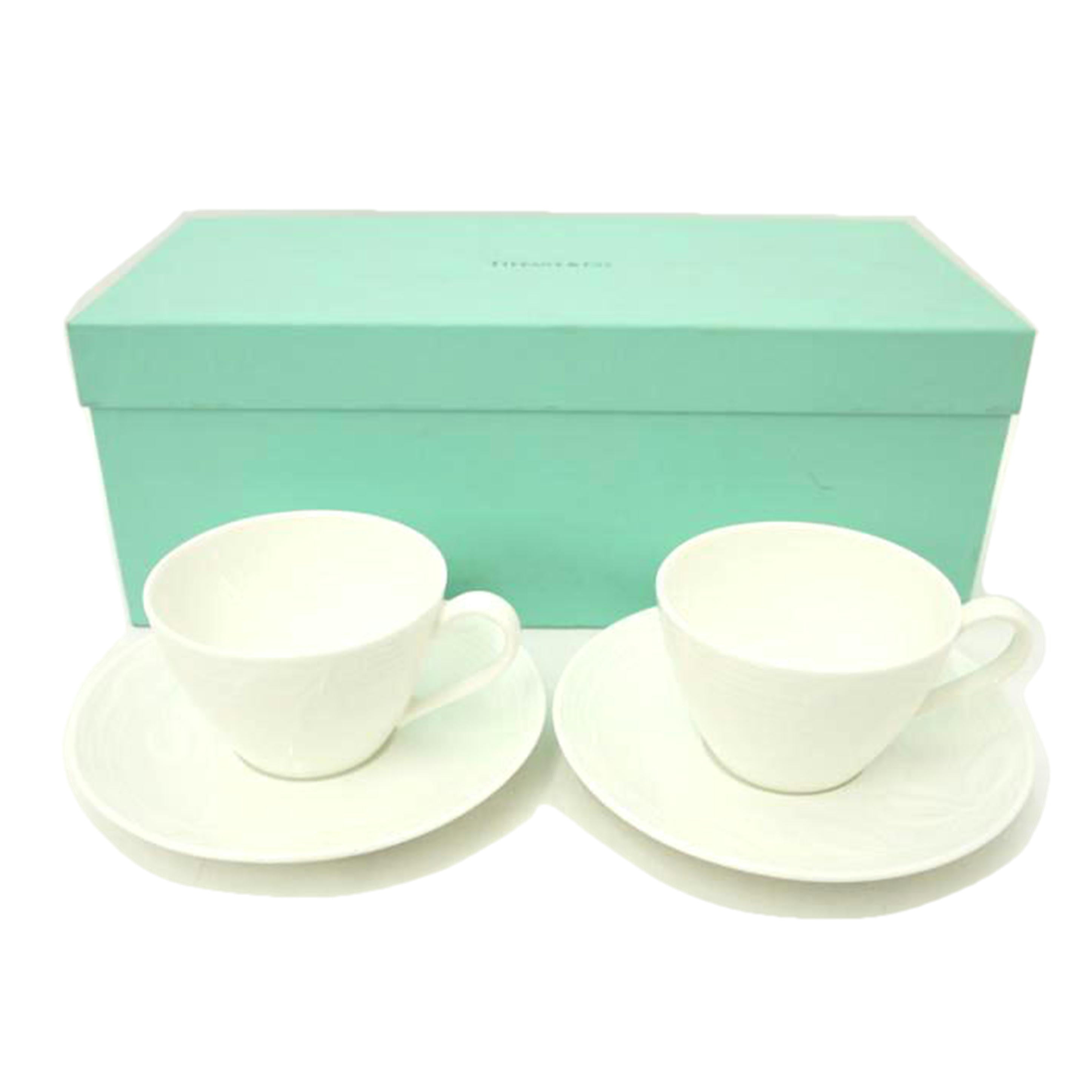 TIFFANY＆Co． ティファニー/テラス　カップ＆ソーサー　ペア/Terrace//SAランク/69