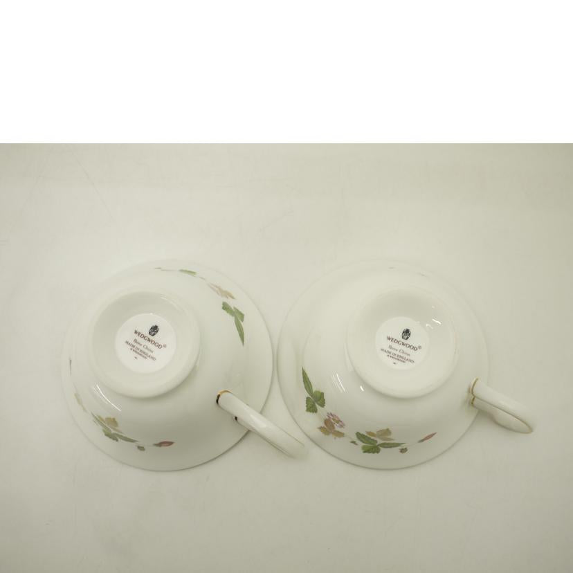 WEDGWOOD ウェッジウッド/ウェッジウッド　ワイルドストロベリー　カップ＆ソーサー　ペア//Aランク/69