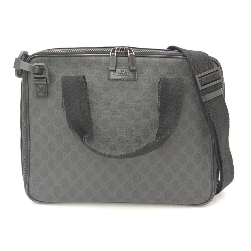 GUCCI グッチ/GGスプリーム2wayパソコンケース/ブラック/169934//200***/Aランク/69