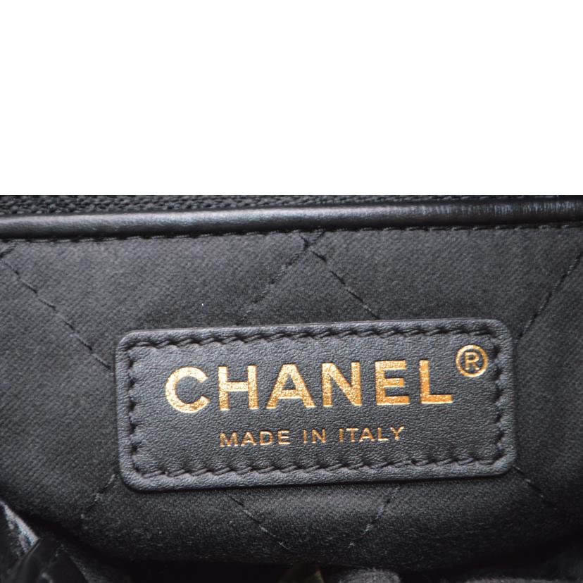 CHANEL シャネル/シャネル22シャイニカーフスキンスモールチェーンバックパック/AS3859//TCK*****/Aランク/89