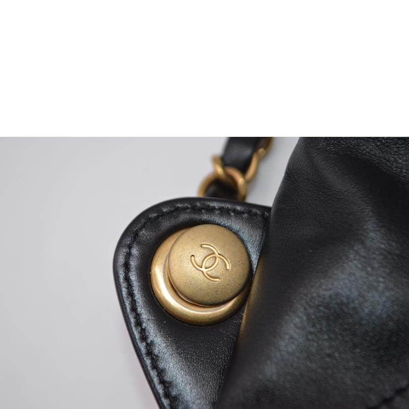 CHANEL シャネル/シャネル22シャイニカーフスキンスモールチェーンバックパック/AS3859//TCK*****/Aランク/89