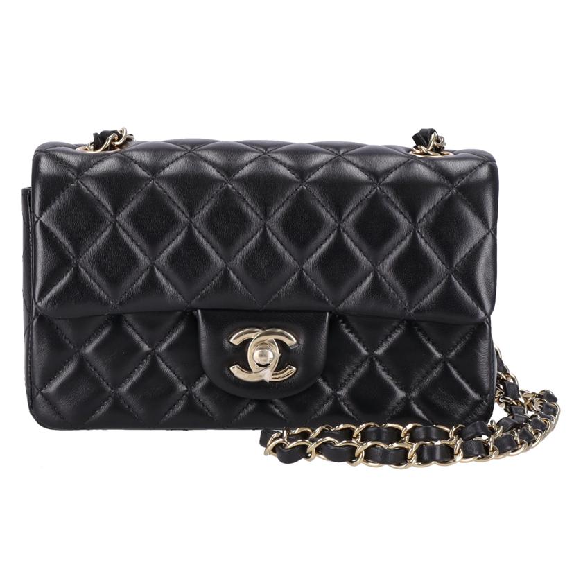 CHANEL シャネル/ミニマトラッセチェーンショルダーラムスキン／GD金具/A66900//KUH*****/SAランク/75