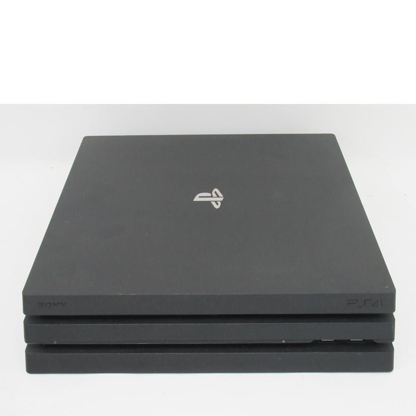 SONY/PS4Pro・ジェットブラック／1TB/CUH-7200B//00-27452640-0263463/Bランク/63